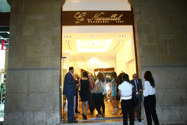 G Nasrallah Fourrures Boutique Opening